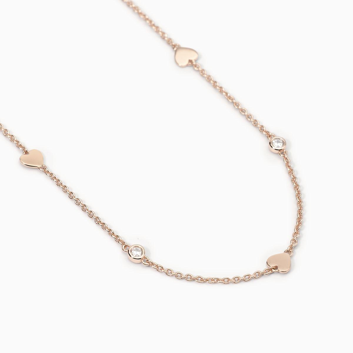 Ciondolo Donna Orphelia Con Catena In Argento Placcato Oro E Zirconi: Eleganza Senza Tempo In Confezione Regalo