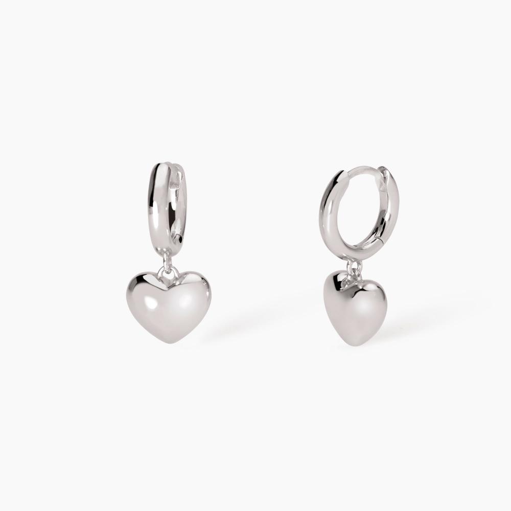 Mabina Gioielli Orecchini In Argento Con Cuore Feeling, Taglia: Unica