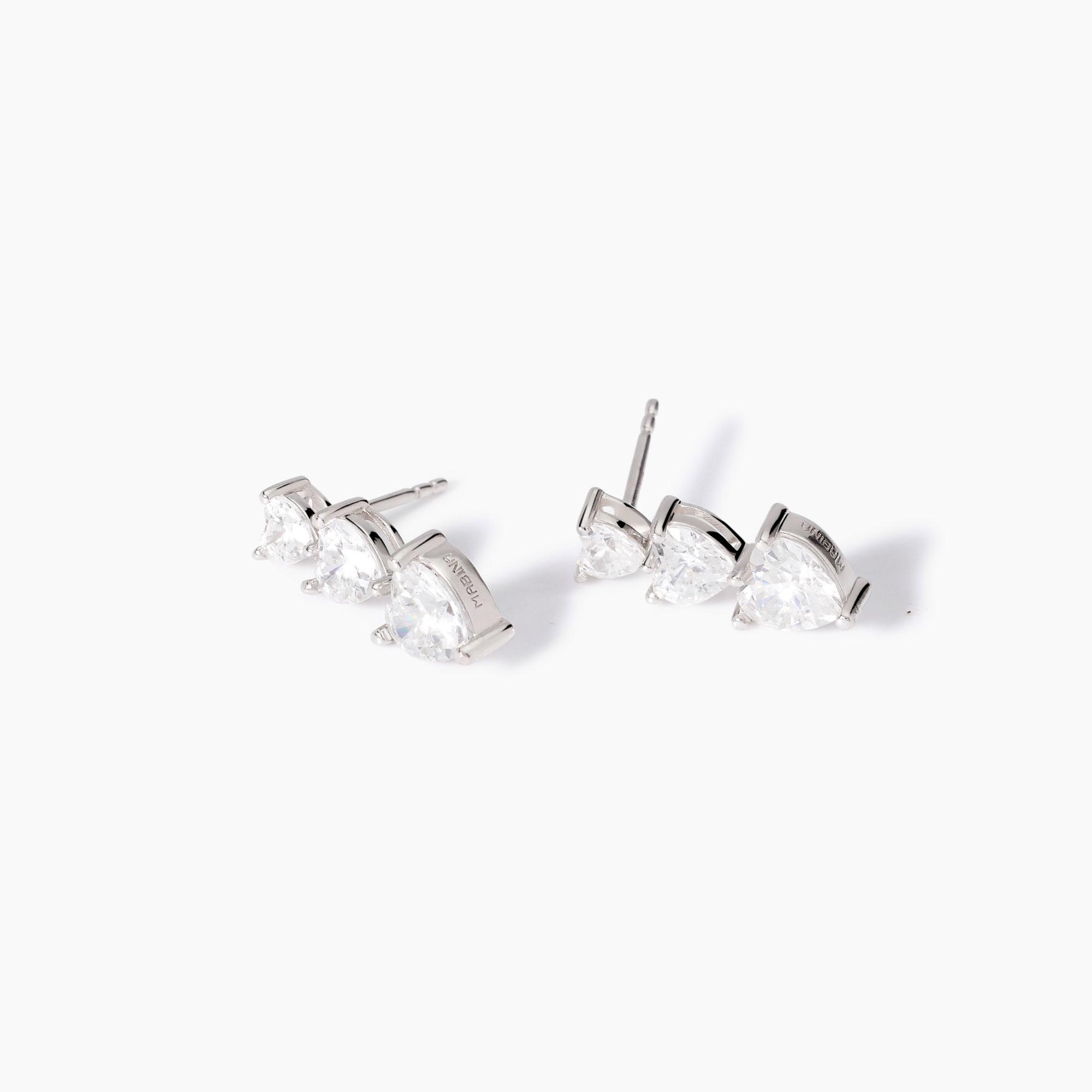 Orphelia ZO-5936 Orecchini Pendenti In Argento 925 Con Zirconi Bianchi, Eleganza Senza Tempo In Confezione Regalo