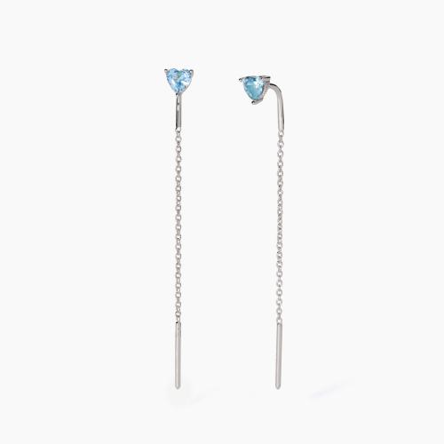 Orecchini Pendenti A Balena Blu In Acrilico – Gioielli A Tema Oceano Per Donna – Regalo Estivo Con Sacchetto Di Velluto