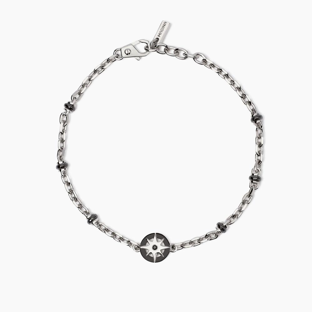 Mabina Gioielli Bracciale Regolabile Con Rosa Dei Venti Bali, Taglia: Unica