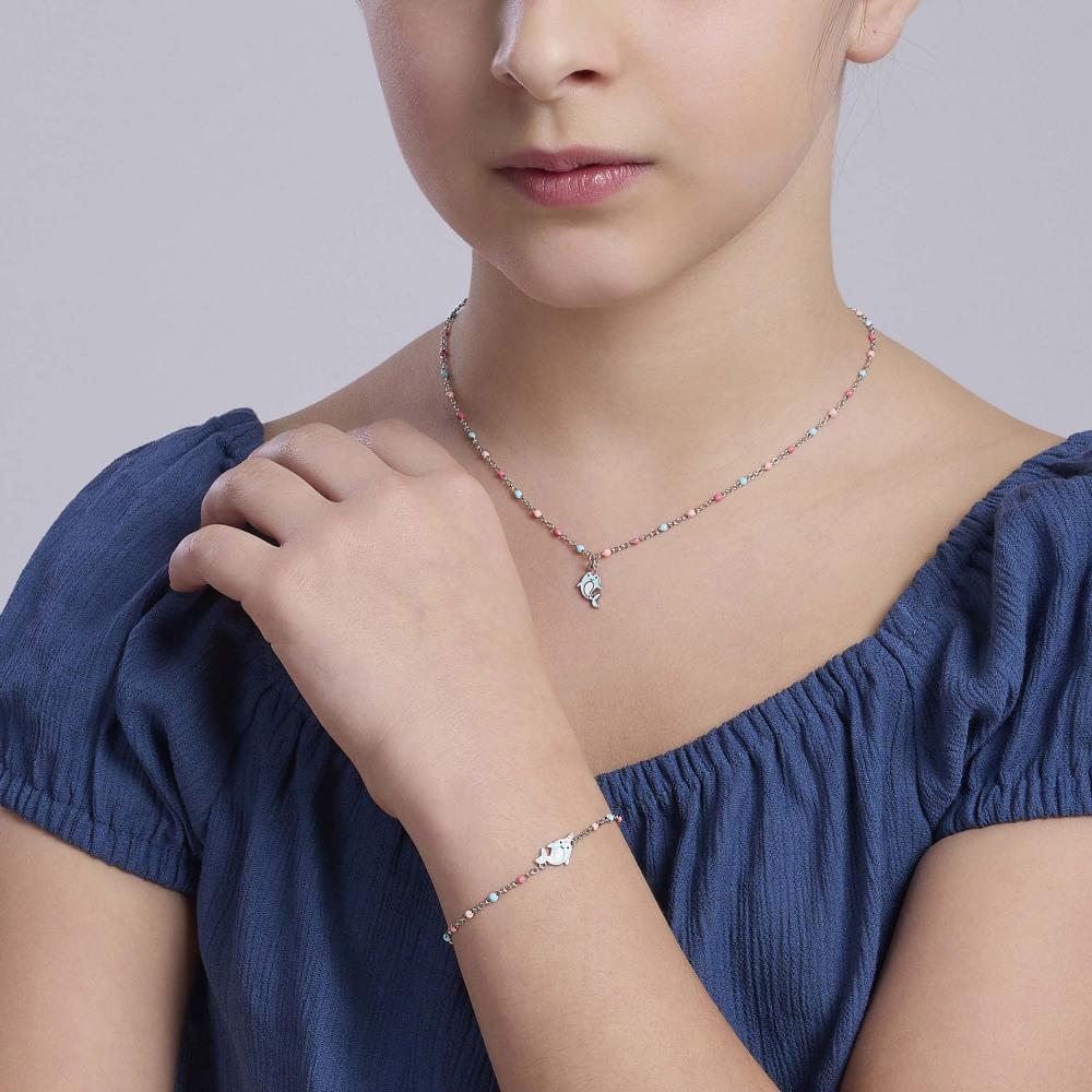 Bracciale bambina in argento