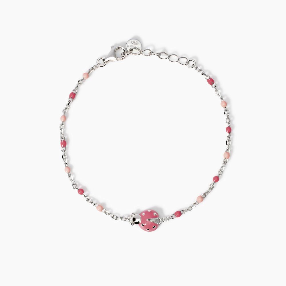 Mabina Gioielli Bracciale Da Bimba Con Coccinella Fortunella, Taglia: Unica
