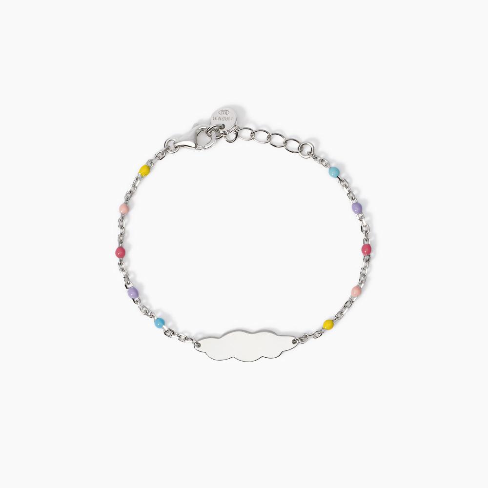 Bracciale con targhetta personalizzabile