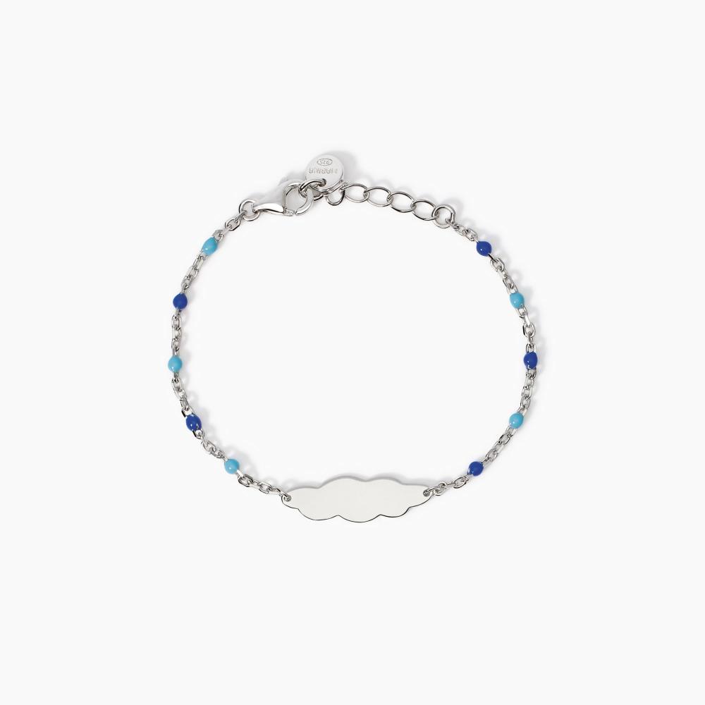 Bracciale con targhetta personalizzabile