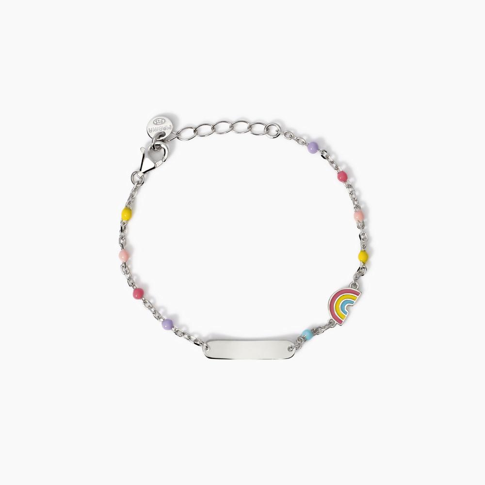 Bracciale personalizzabile con arcobaleno