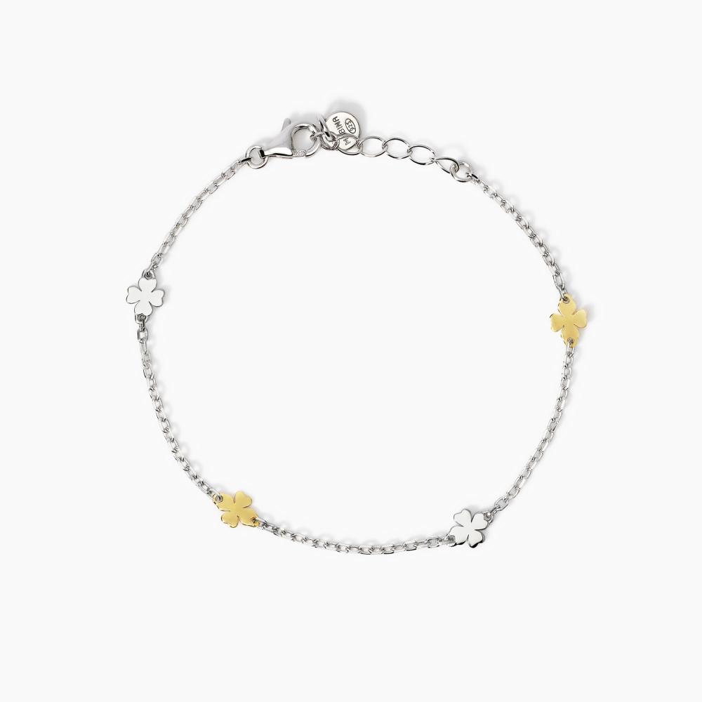 Bracciale con quadrifogli