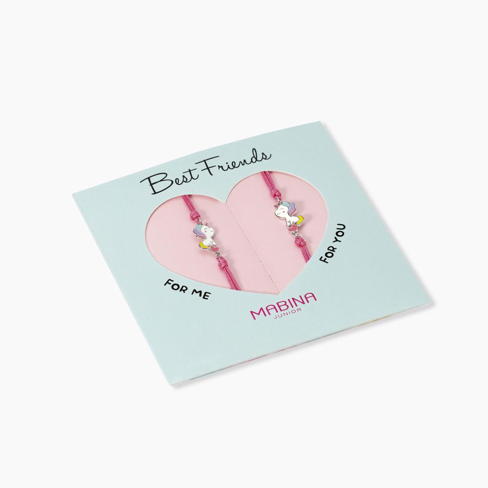 Set di due bracciali amicizia