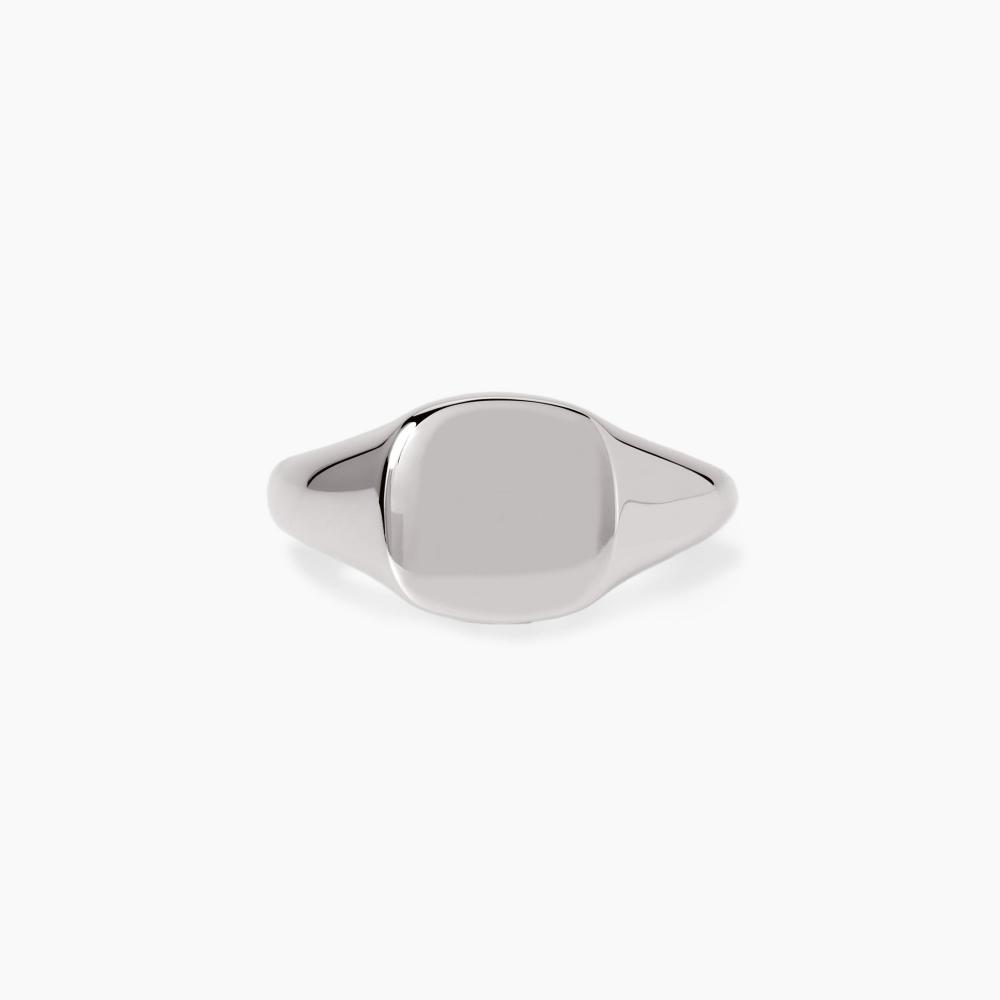 Anello chevalier in argento