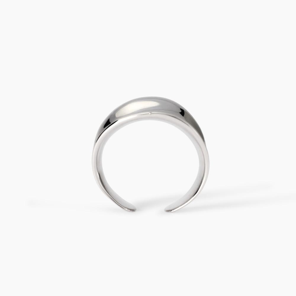 Anello contrarié in argento
