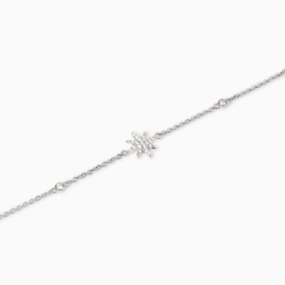 Bracciale con sole e zirconi