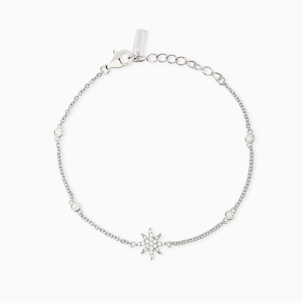 Bracciale con sole e zirconi