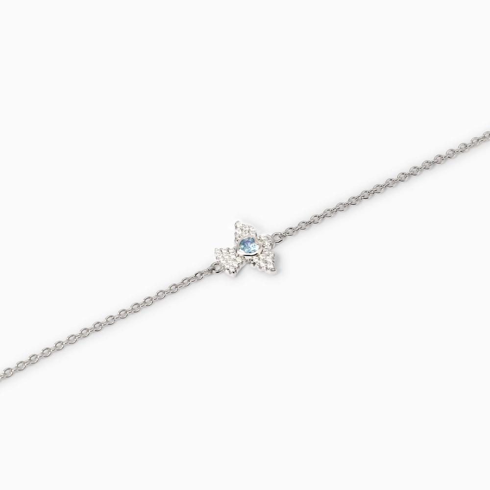 Bracciale regolabile con simbolo angelo