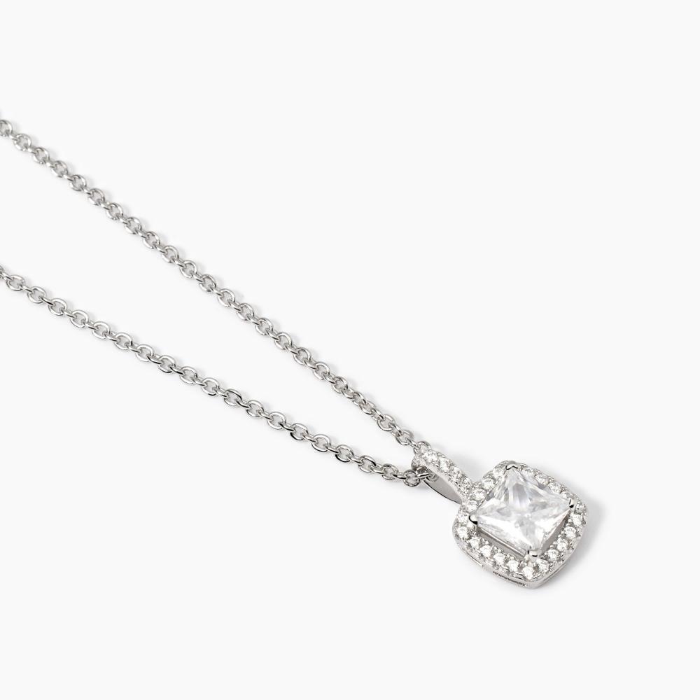 Girocollo con zirconi taglio princess