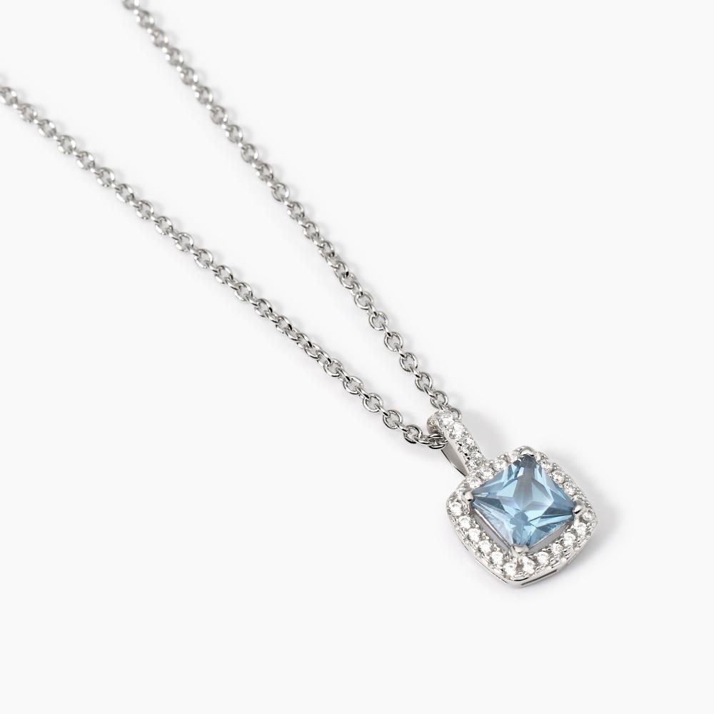 Girocollo con zirconi taglio princess