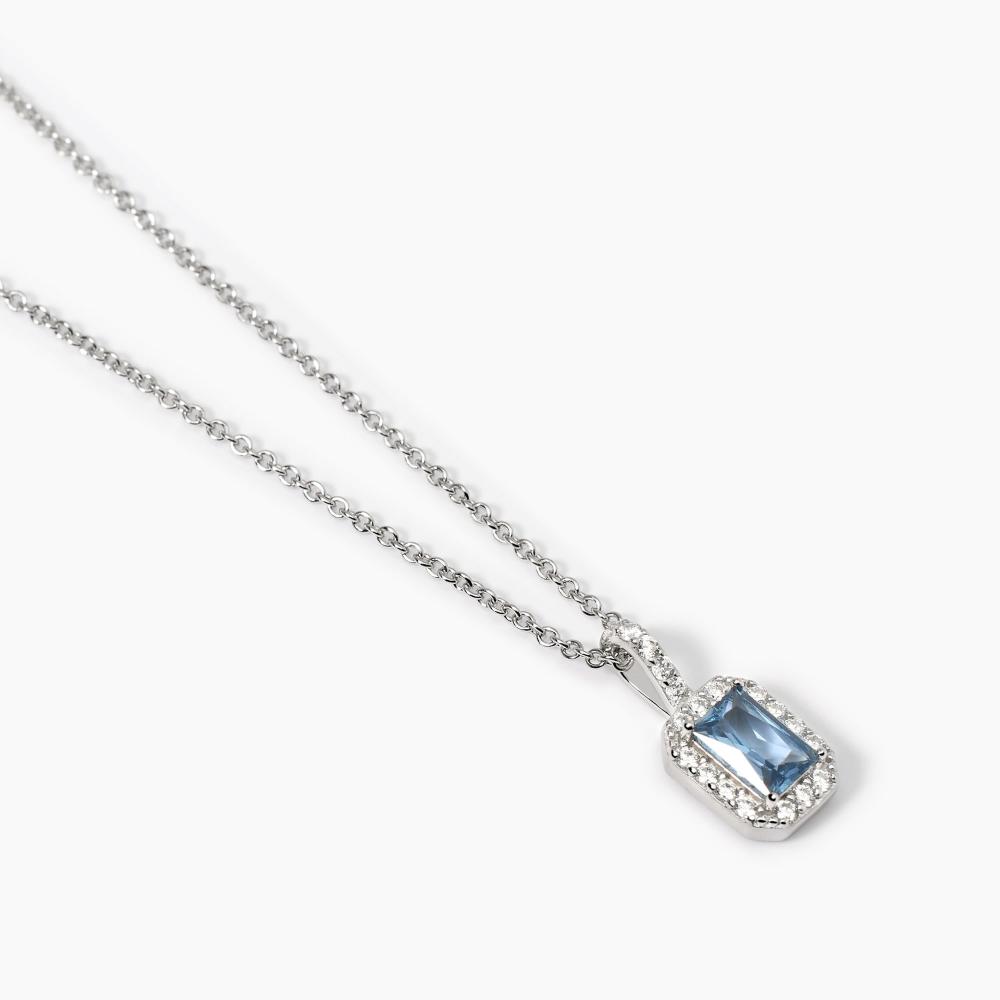 Girocollo con zirconi taglio princess