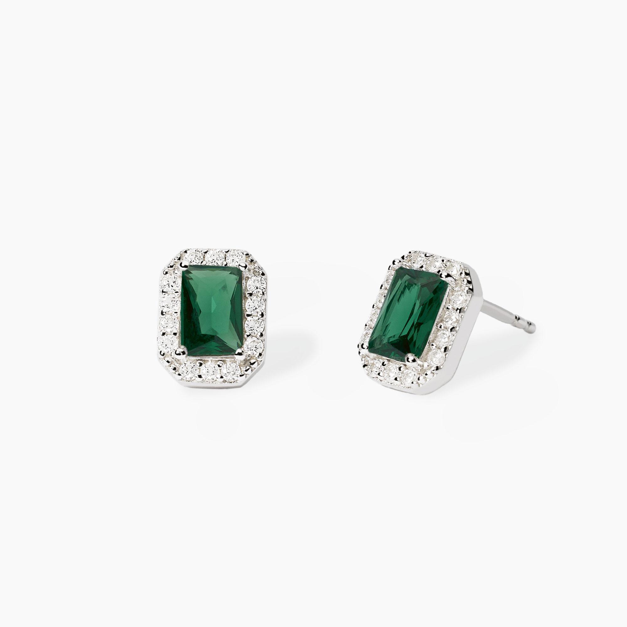 Orecchini A Lobo Unisex In Acciaio Inox 316L Con Foglia Di Canapa - Scegli Tra Argento, Oro E Verde (6mm O 8mm) - 4