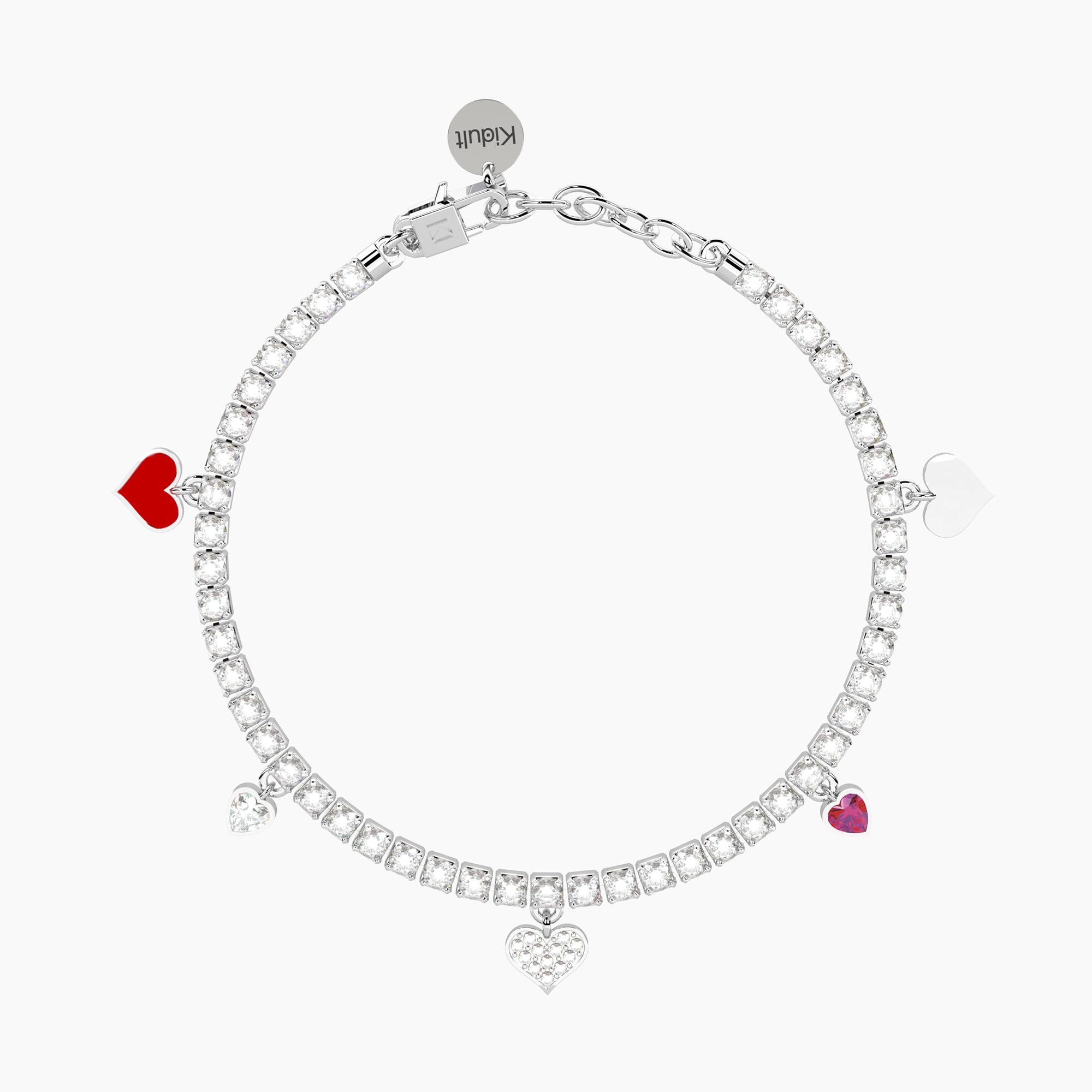 Bracciale Amica con agata multicolor e ciondolo |Life| Kidult