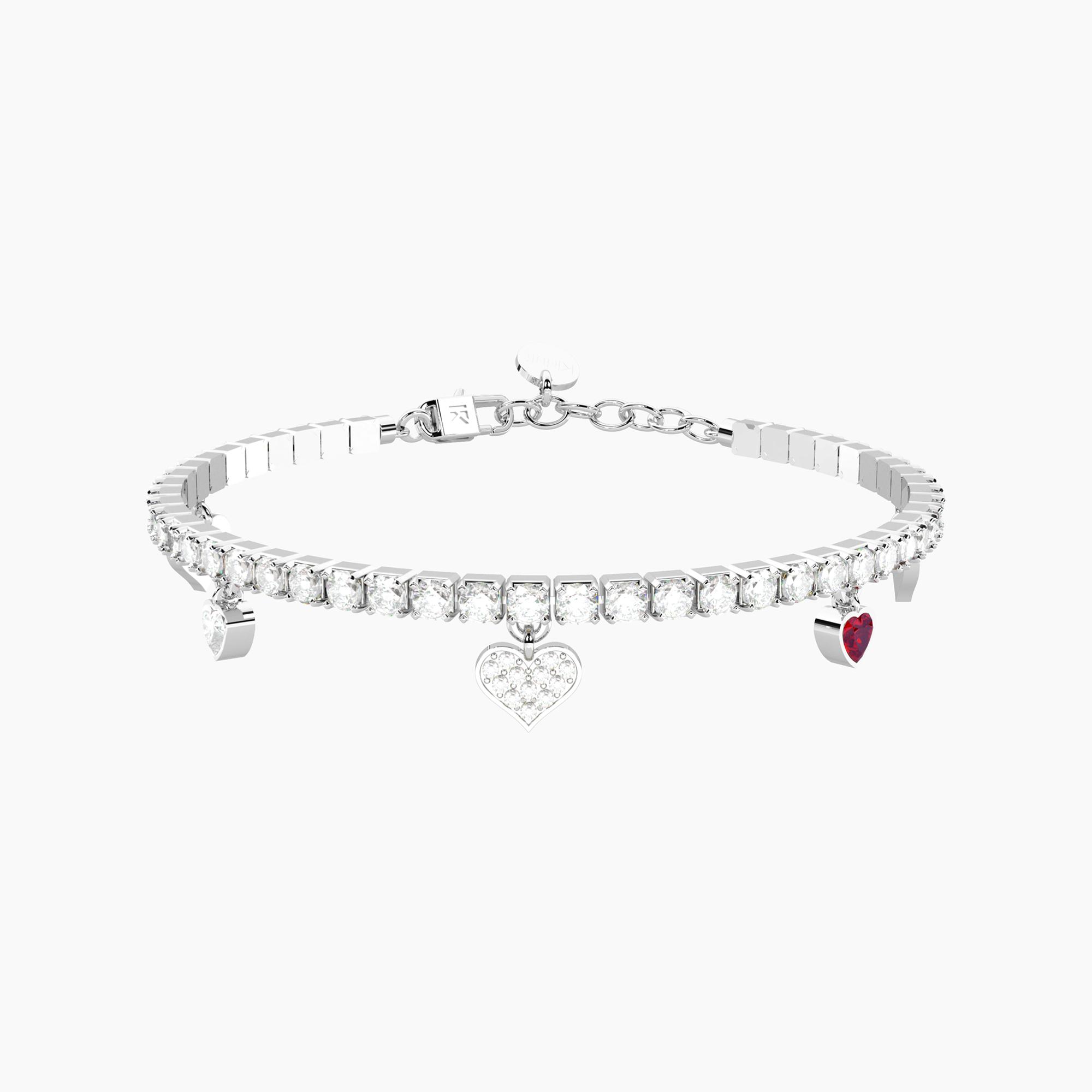 Bracciale donna Kidult acciaio e agata multicolor blu Love 731434 - Luxury Watch e Jewellery