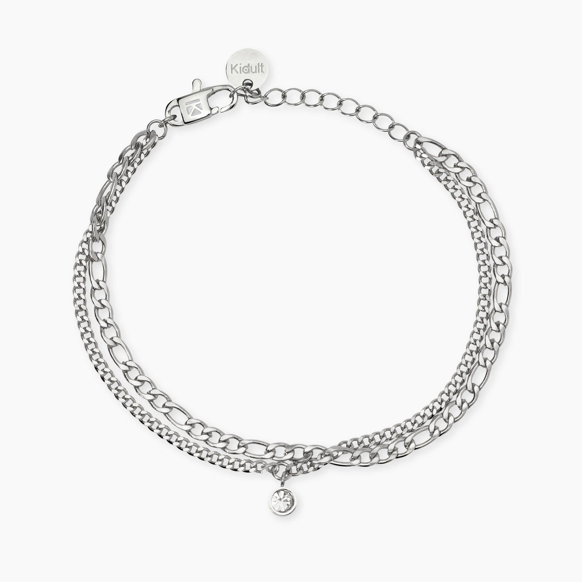 KIDULT Bracciale Rigido In Acciaio 316L – Collezione Spirituality, Gioiello Ipoallergenico Unisex, Regalo In Scatola Originale - 3
