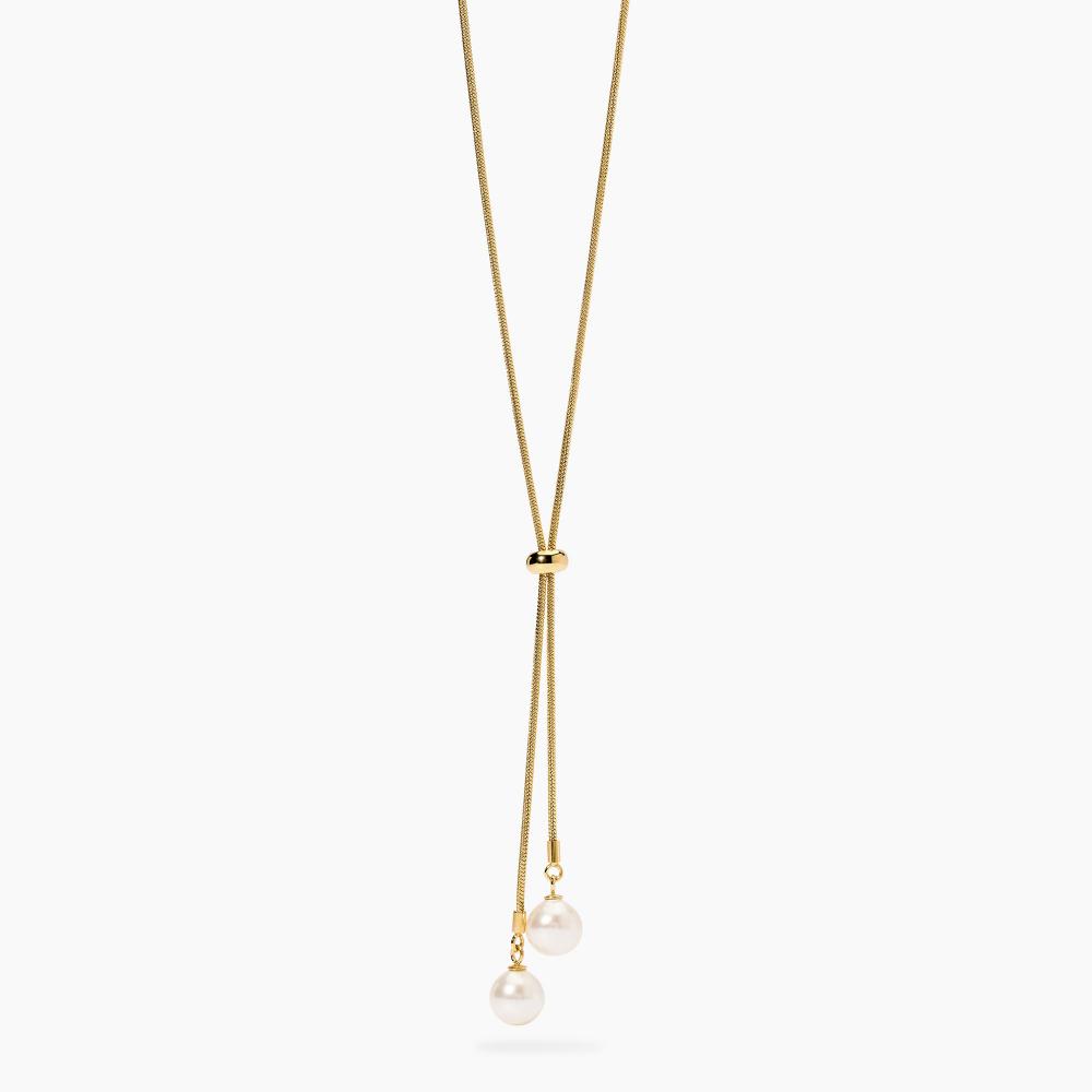 Collana Lunga A Strati Di Perle Finte Per Donna - Gioielli Moda Con Ciondolo Conchiglia E Perle, Accessorio Estivo Per Vacanze E Spiaggia - 4