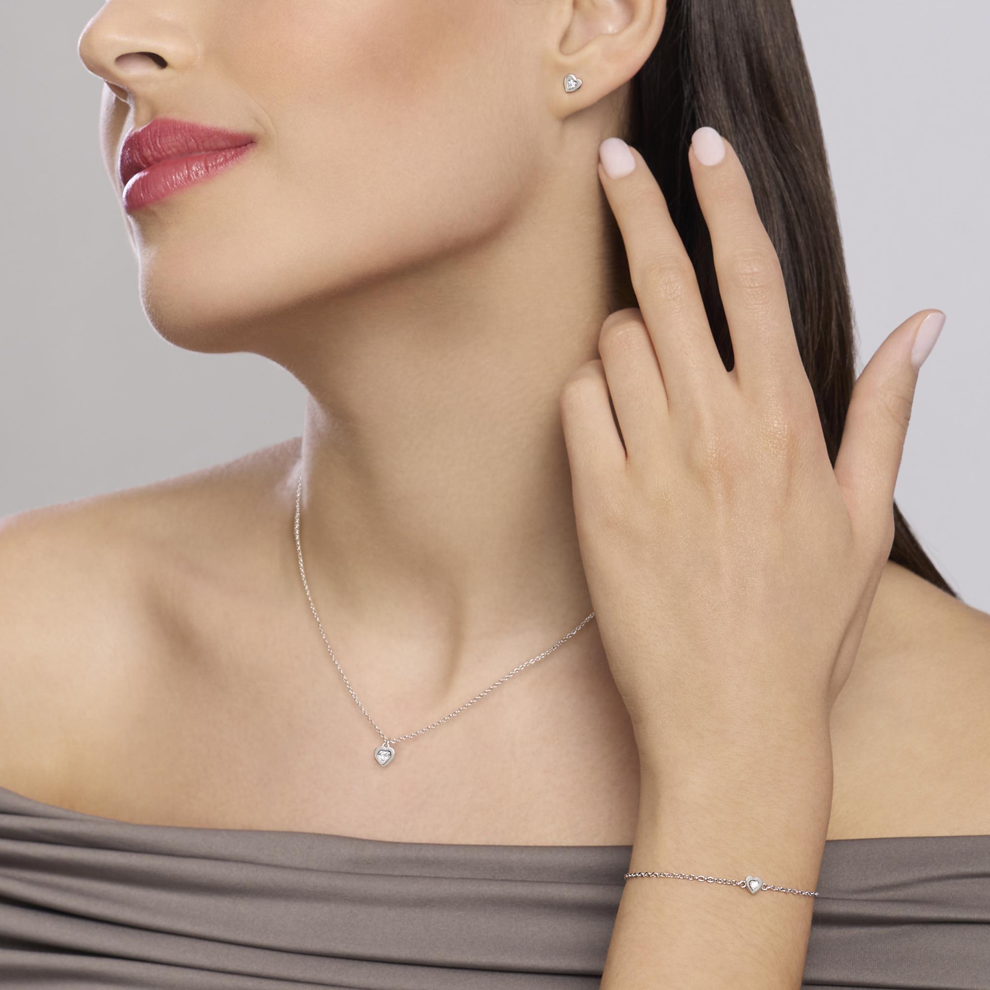 Collana Donna Le Lune Diamonds Cuore Diamanti – Gioielleria Zambon