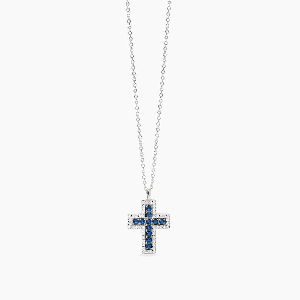 VIROMY Croce Collana per le Donne 14K Placcata in oro/Argento Collana con Ciondolo Croce Piccola e Delicata Choker Gioielli di Fede Regali Religiosi Minimalisti(style2