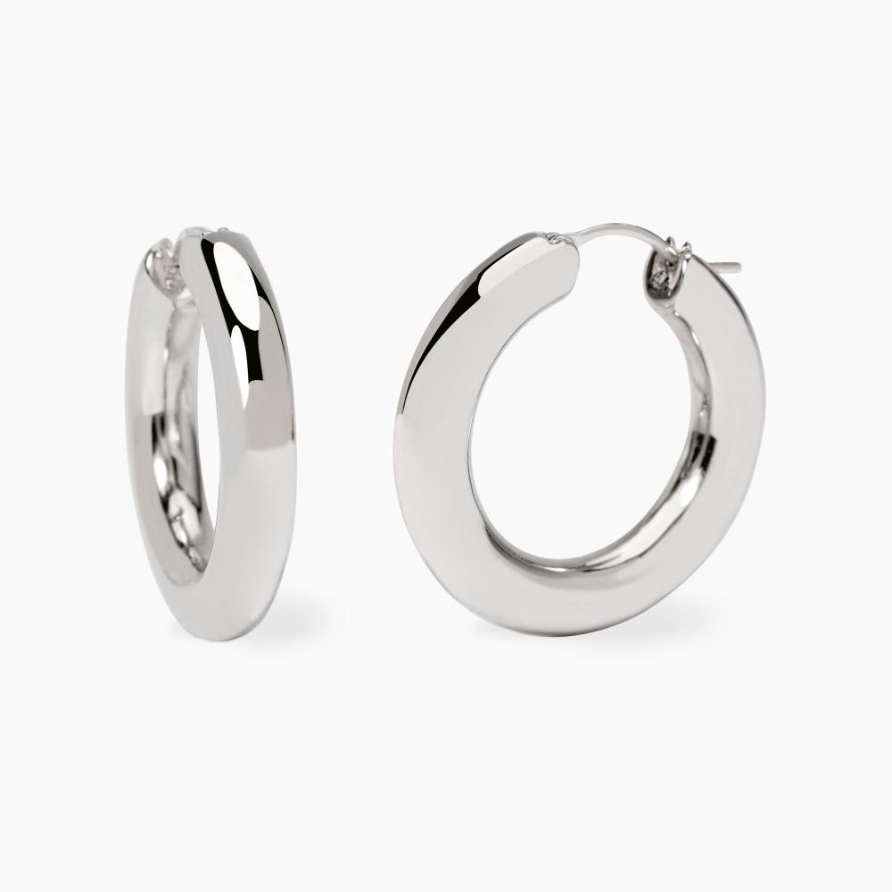 FANCIME Gocce Lab-Grown Orecchini a forma di diamante in oro bianco solido 14 carati, idea regalo per lei (colore D-E, VS Clarity), Oro bianco, Diamante