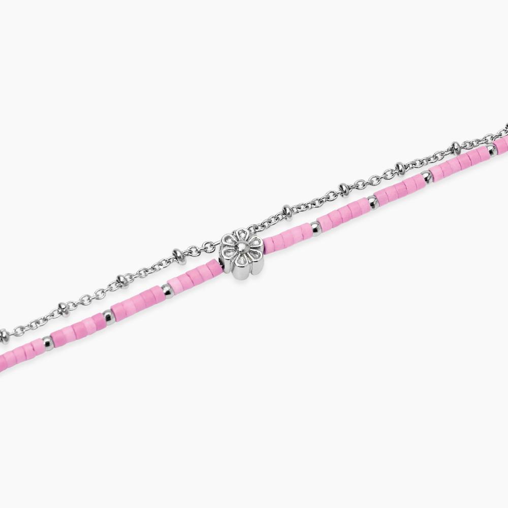 Bracciale KIDULT Per Nonna | Cuore Con Cristallo E Catena Rolò - Regalo Emozionale - 2