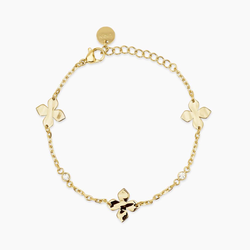 Bracciale bangle con ciondolo lettera A | Kidult
