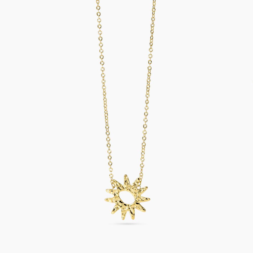Collana Con Pendente Gatto E Luna In Smalto - Regalo Per Amanti Dei Gatti In Elegante Scatola