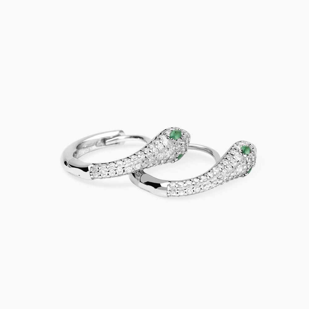 Peridoto Halo Orecchini a Lobo Massiccio Argento Sterling Rodiato 925