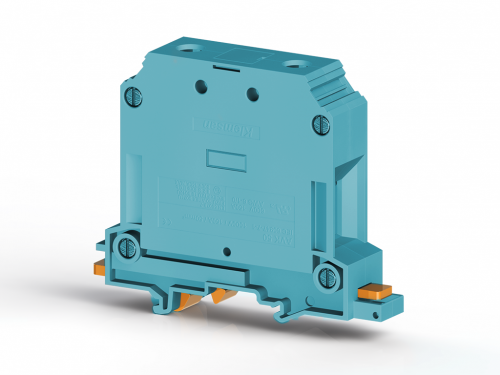 Screw clamp din rail terminal blocks avk 50  blue - 304331