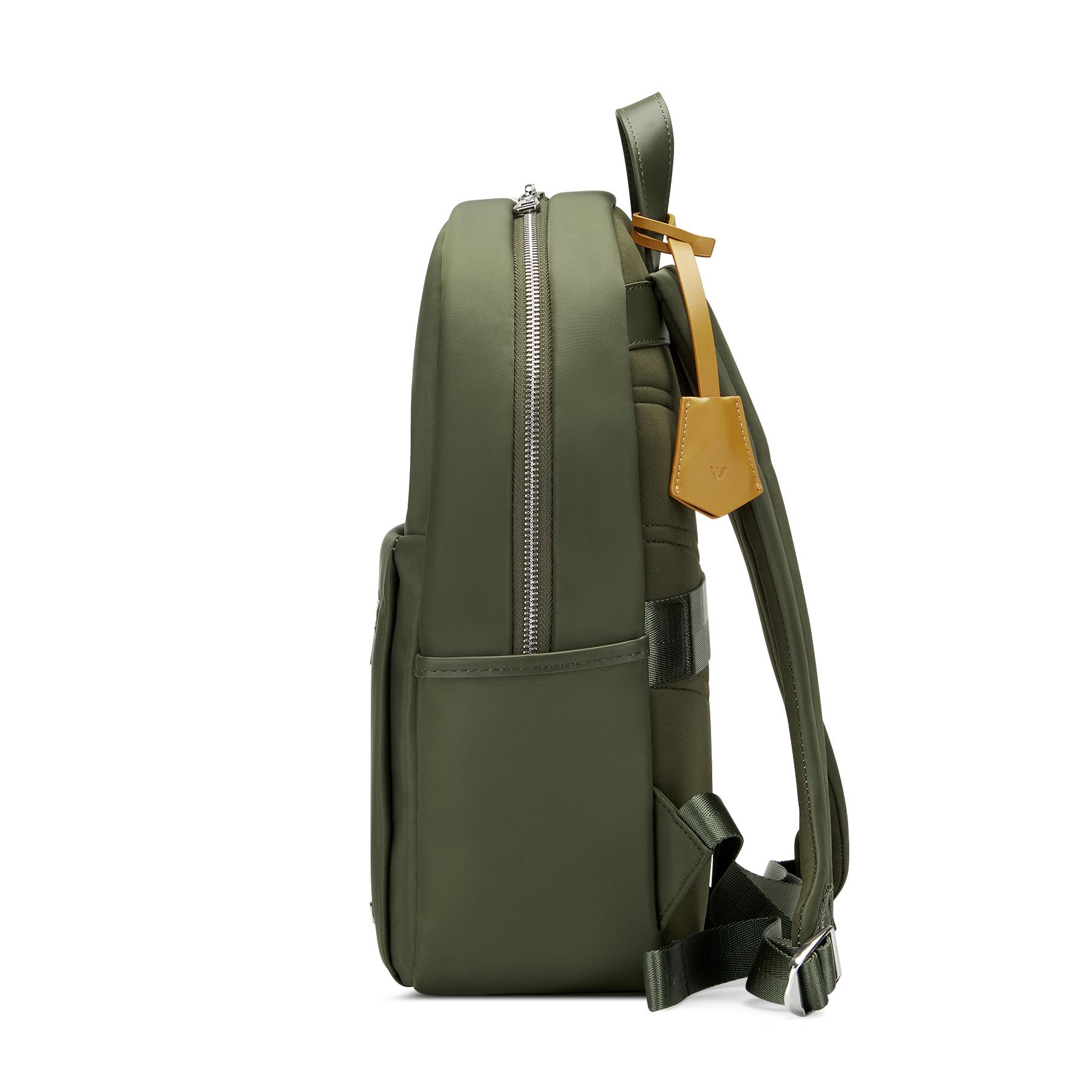 WOMAN BIZ Mochila trabajo para portatil 13 - 29x36x12 cm - Verde militar