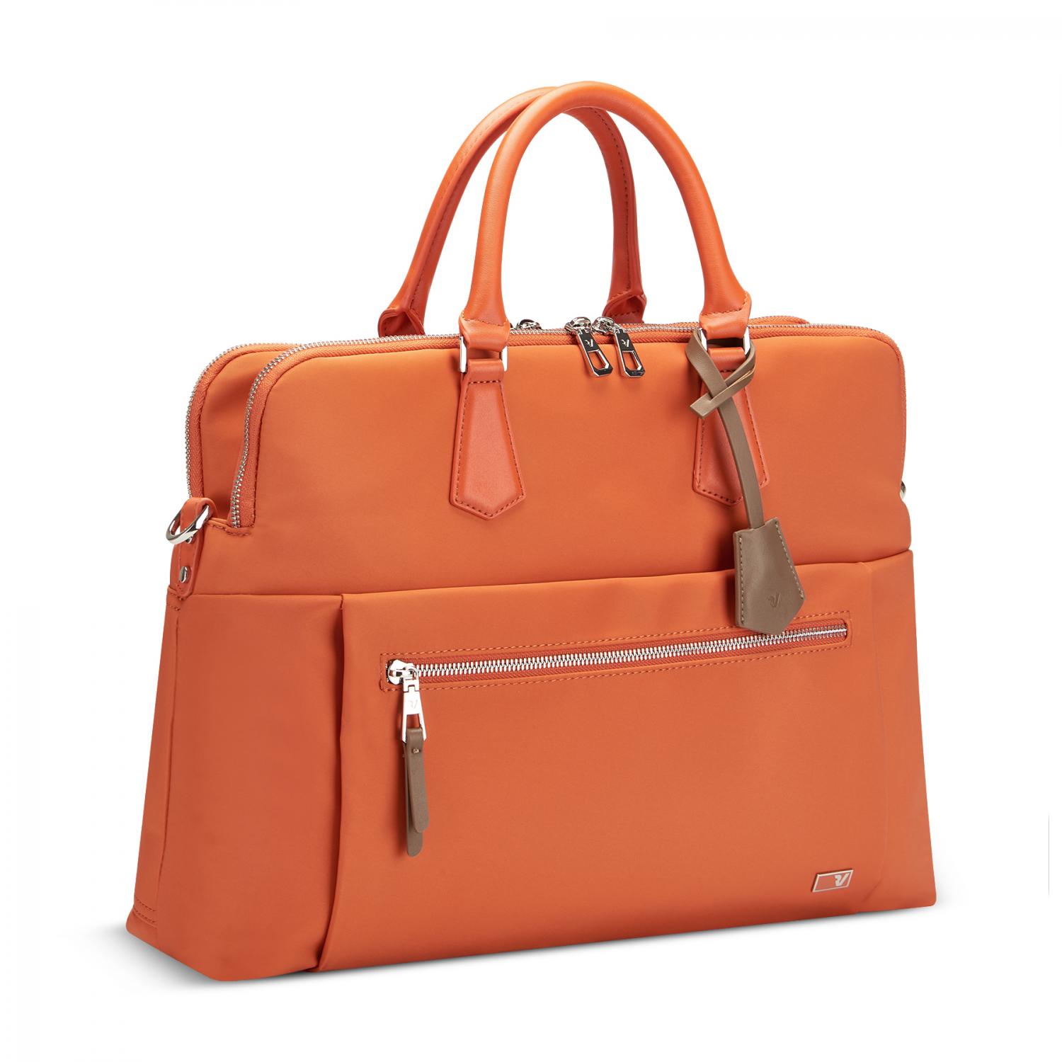WOMAN BIZ Maletín para portátil 15.6 -  42x30x10 cm - Naranja
