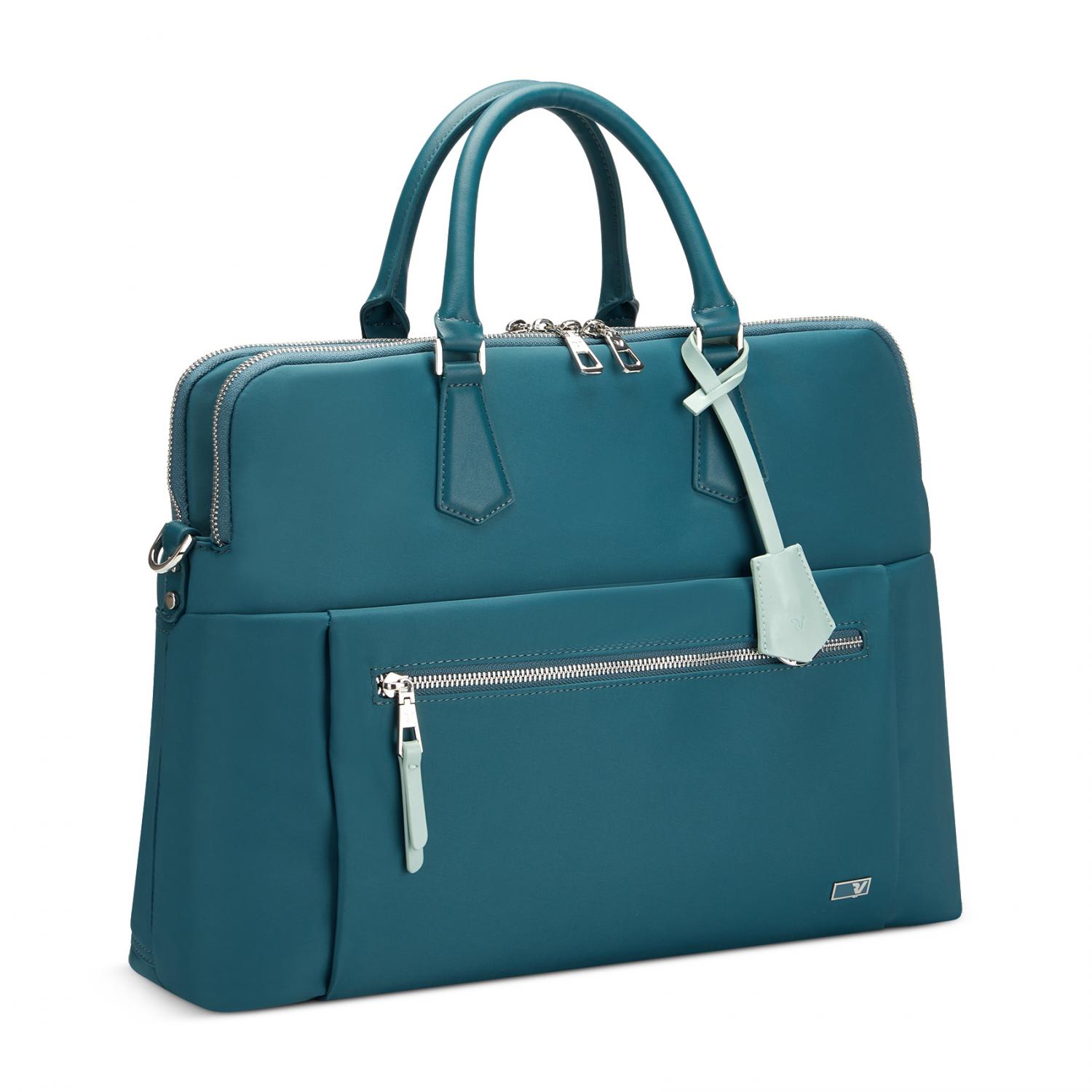 WOMAN BIZ Borsa porta computer porta PC 15.6 -  42x30x10 cm - Classic Blue