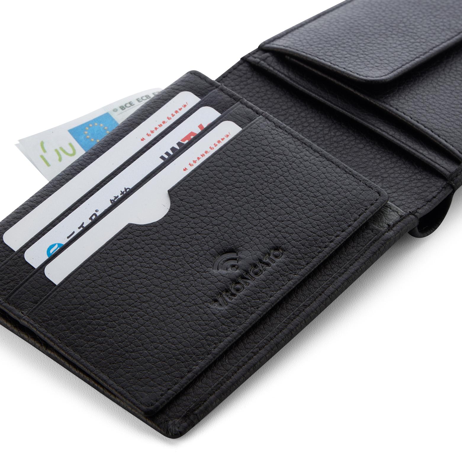 ALASKA Cartera de hombre 13x9.5x2 cm - Negro