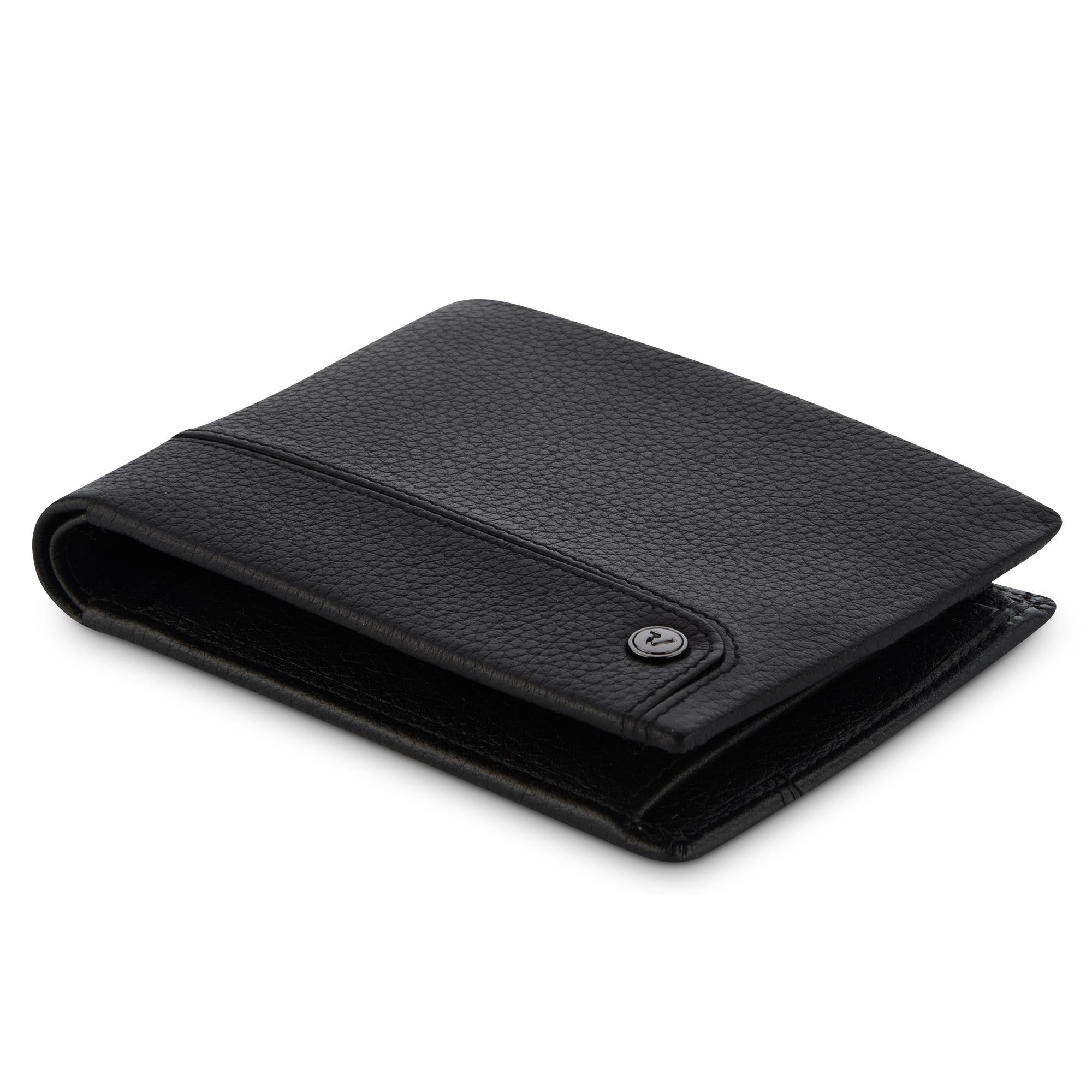 ALASKA Portefeuille homme 13x9.5x1.5 cm - Noir