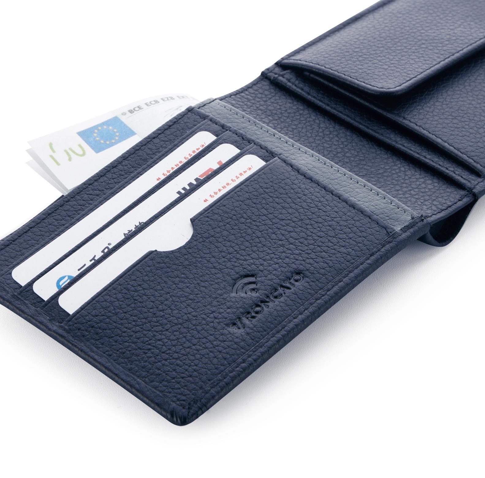 ALASKA Cartera de hombre 13x9.5x1.5 cm - Azul Navy