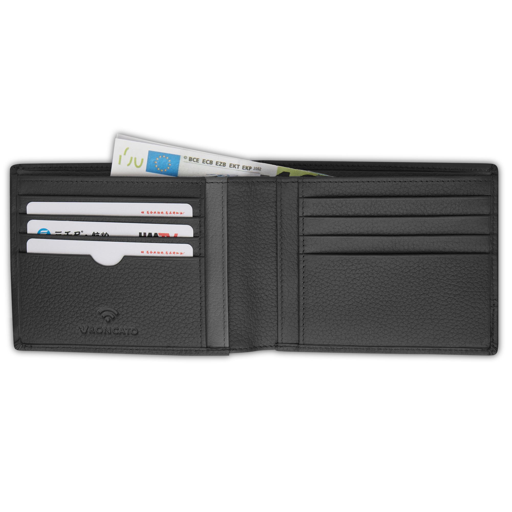 ALASKA Cartera de hombre 13x9.5x1.5 cm - Negro
