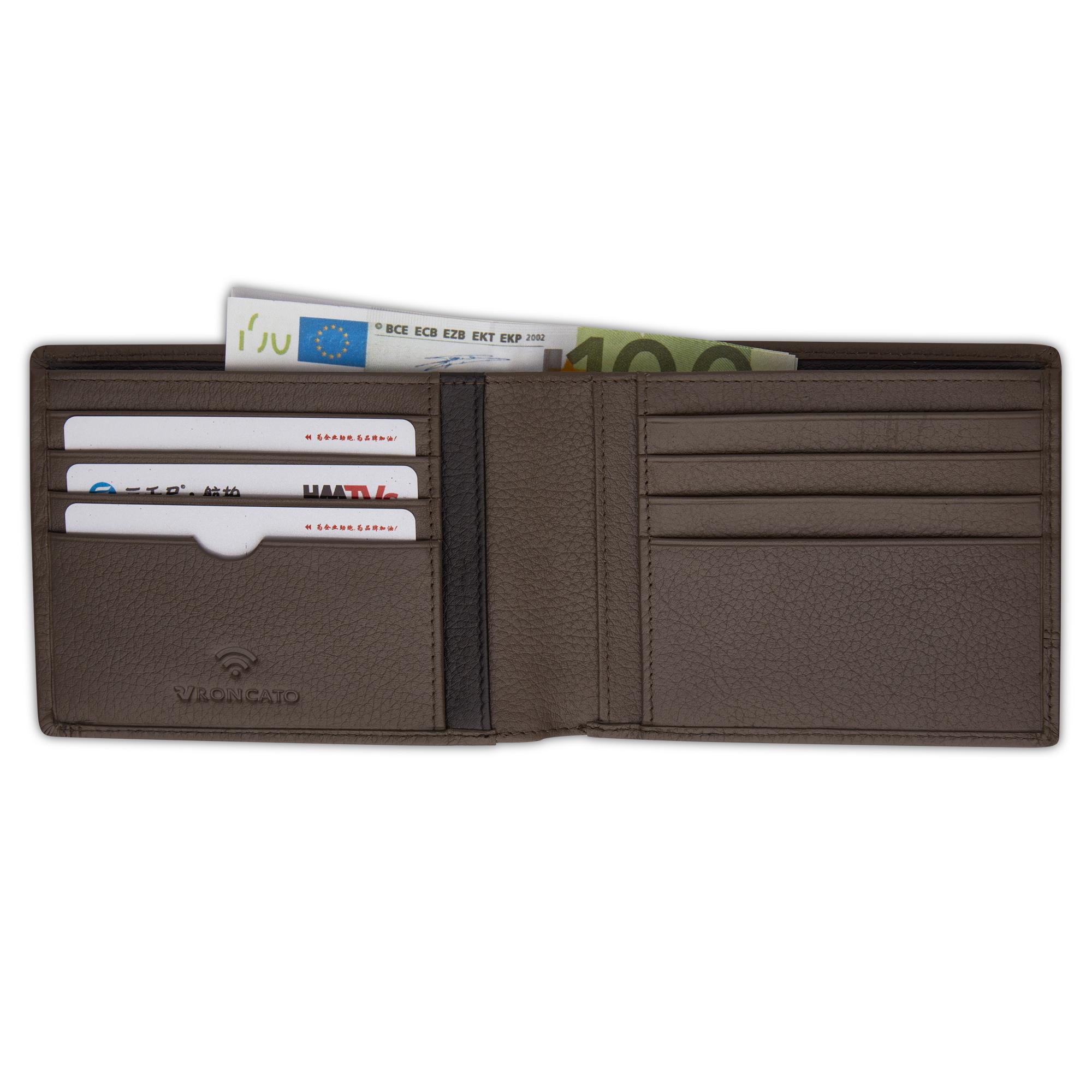 ALASKA Cartera de hombre 13x9.5x1.5 cm - Gris