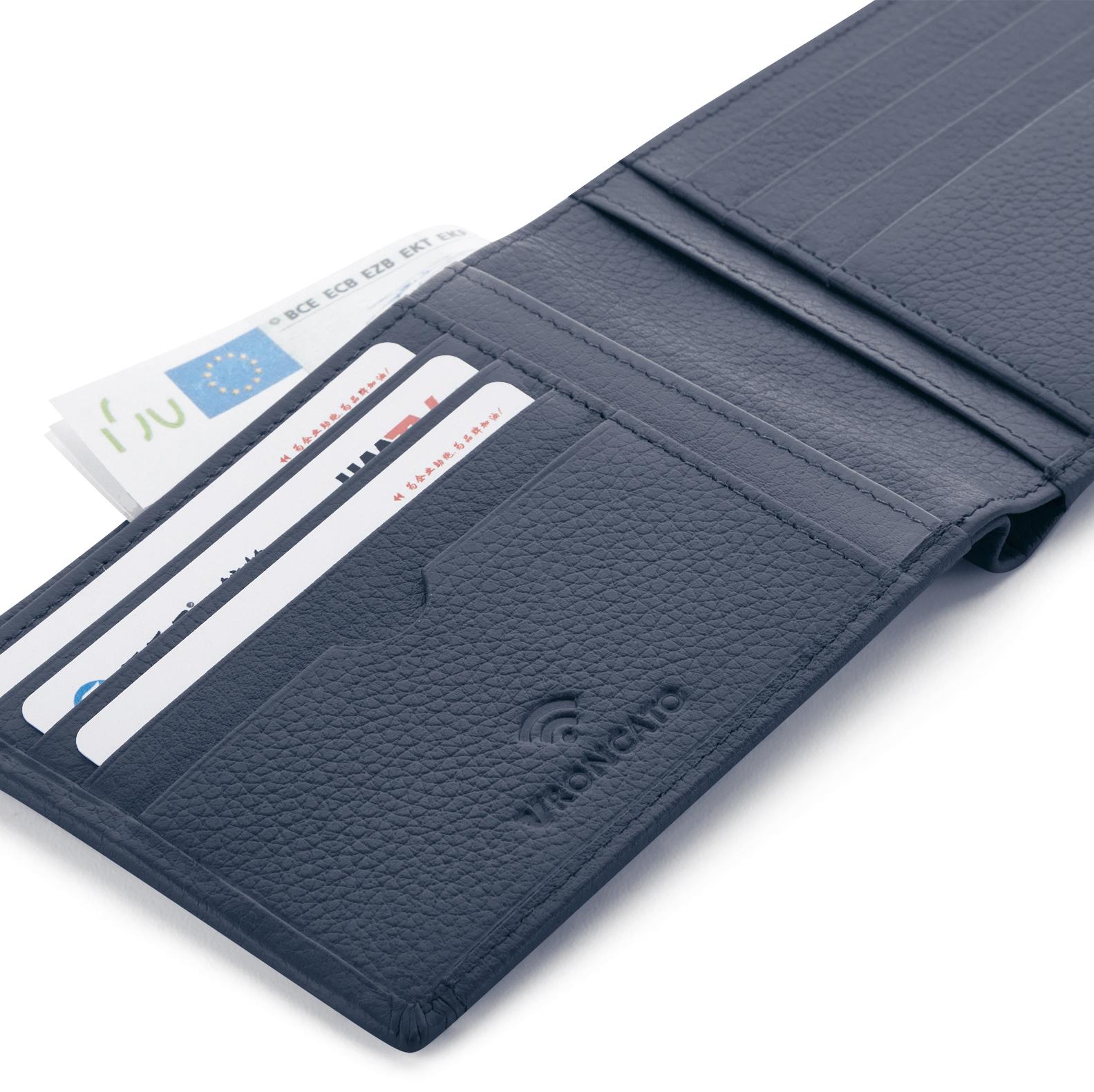 ALASKA Cartera de hombre 13x9.5x1.5 cm - Azul Navy