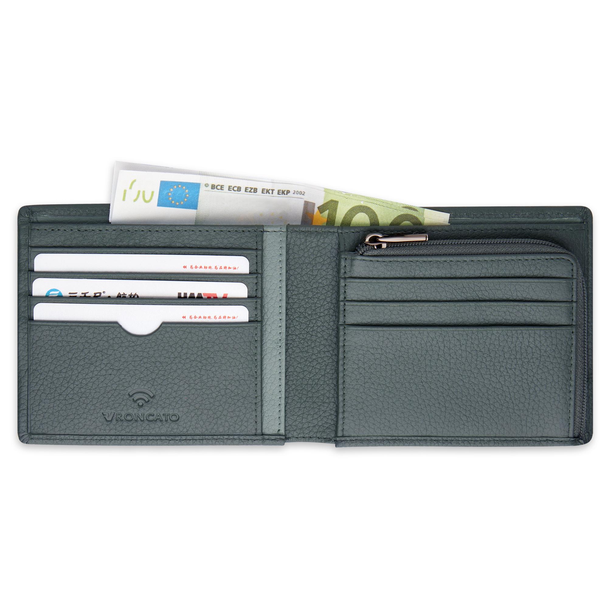 ALASKA Cartera de hombre 13x9.5x1.5 cm - Salvia