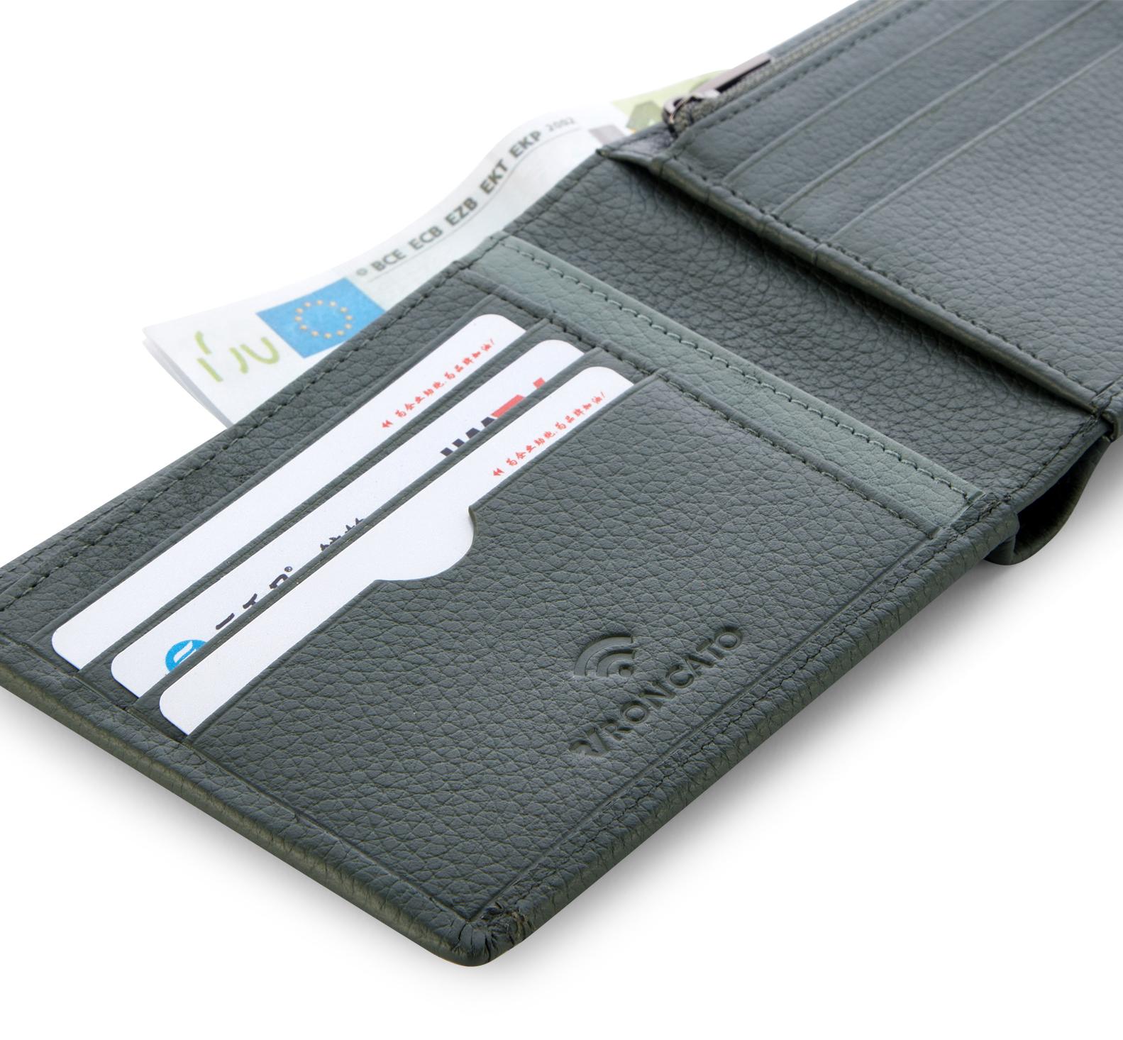 ALASKA Cartera de hombre 13x9.5x1.5 cm - Salvia