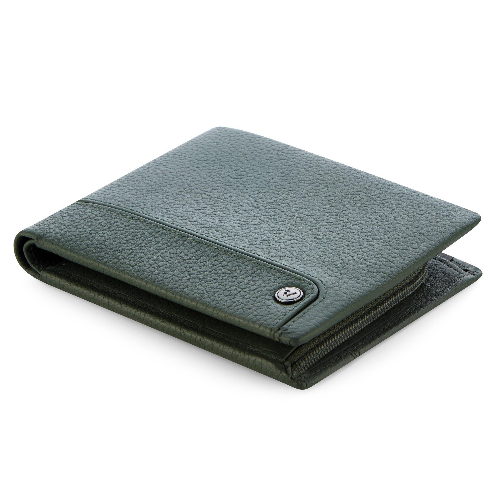 ALASKA Cartera de hombre 13x9.5x1.5 cm - Salvia