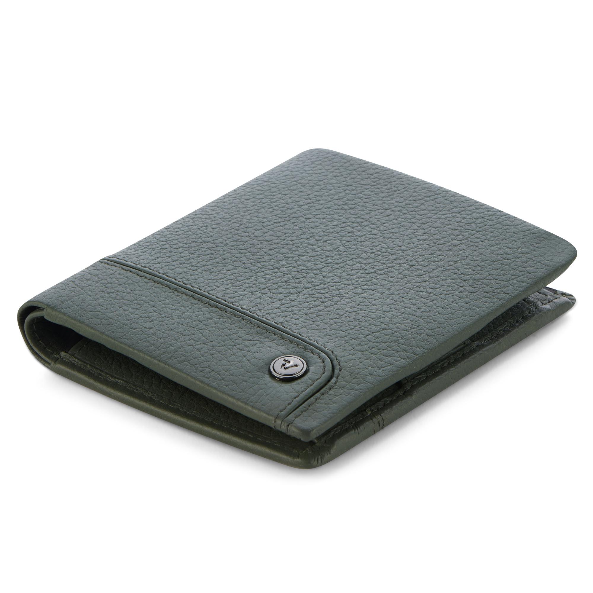ALASKA Cartera de hombre 9x11x1.5 cm - Salvia