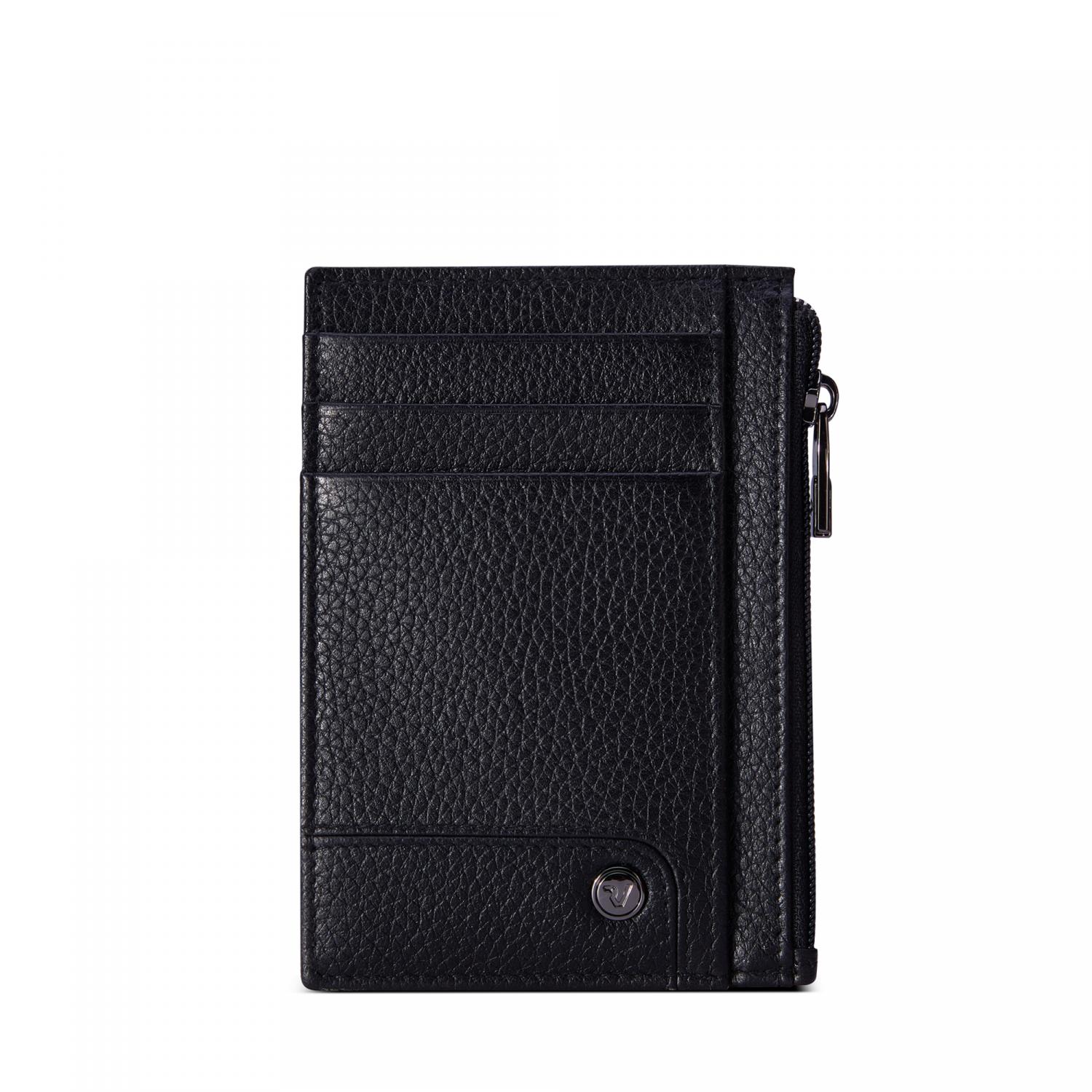 Roncato Alaska Porta Carte Di Credito 8.5x11.5x0.5 Cm - Nero