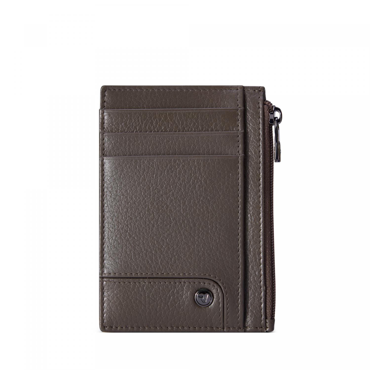 Roncato Alaska Porta Carte Di Credito 8.5x11.5x0.5 Cm - Greige