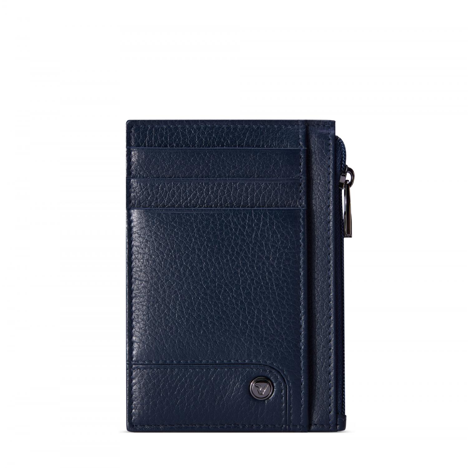 Roncato Alaska Porta Carte Di Credito 8.5x11.5x0.5 Cm - Blu Navy