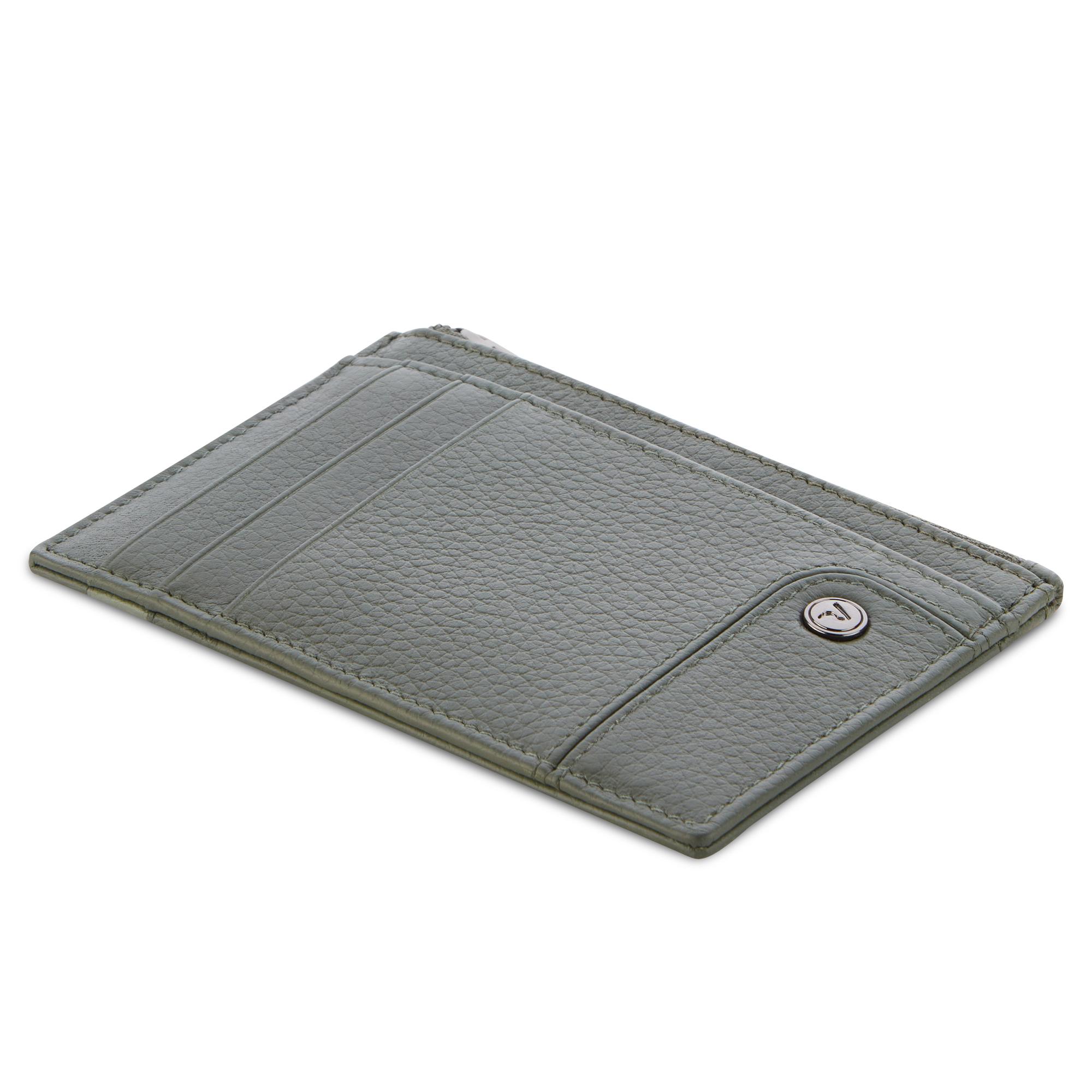 ALASKA Porte-cartes 8.5x11.5x0.5 cm - Sauge